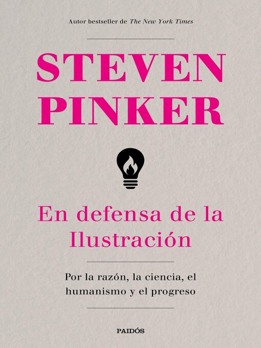 Title details for En defensa de la Ilustración by Steven Pinker - Available